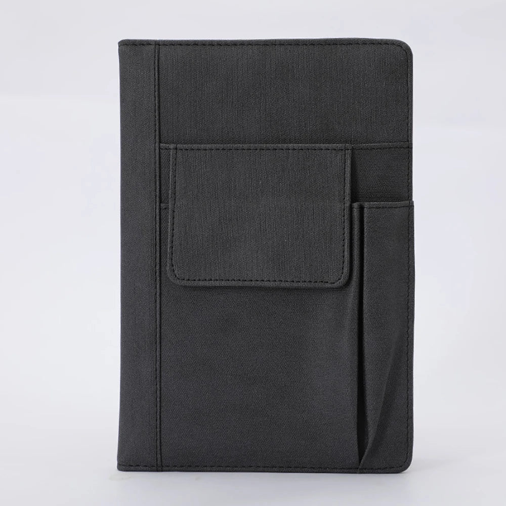 1pc Refillable Leather Journal Notebook A5 Hardcover 200 Pages Thick Paper Notebooks Cover for Students Notebook Stationery