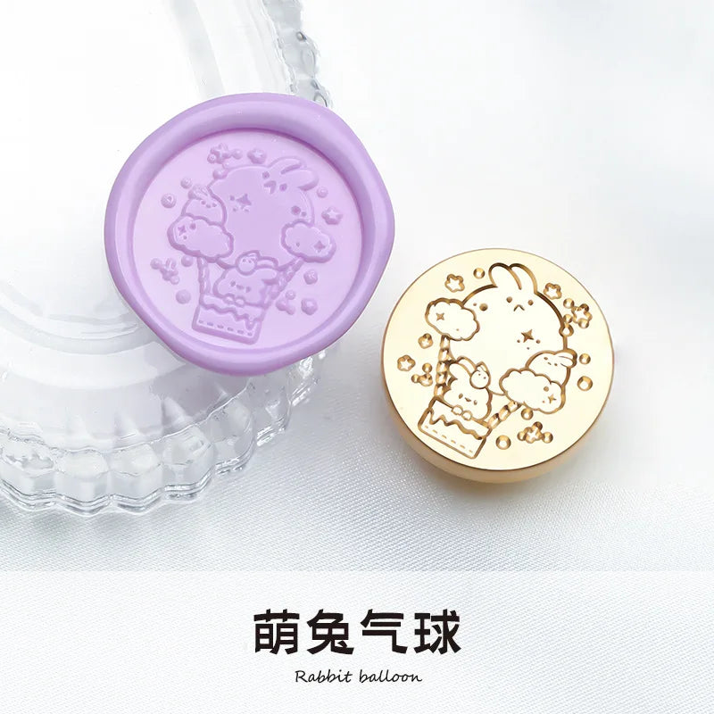 Wax Seal Stamp Cute Animals Stamp Head For Cards Envelopes Festival Invitations Scrapbooking Fire Paint Sealing Head