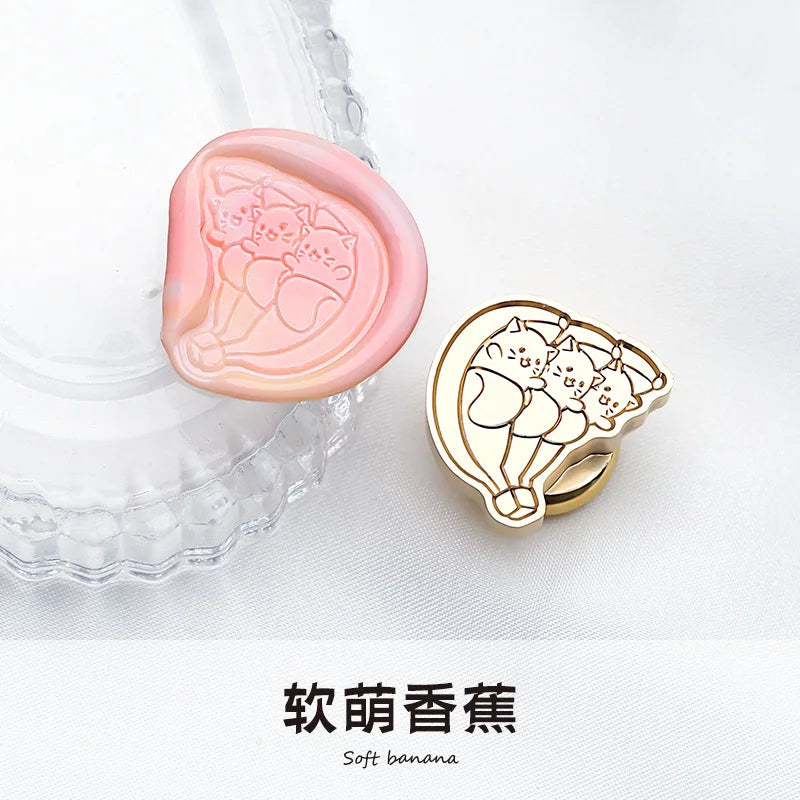 Wax Seal Stamp Cute Animals Stamp Head For Cards Envelopes Festival Invitations Scrapbooking Fire Paint Sealing Head