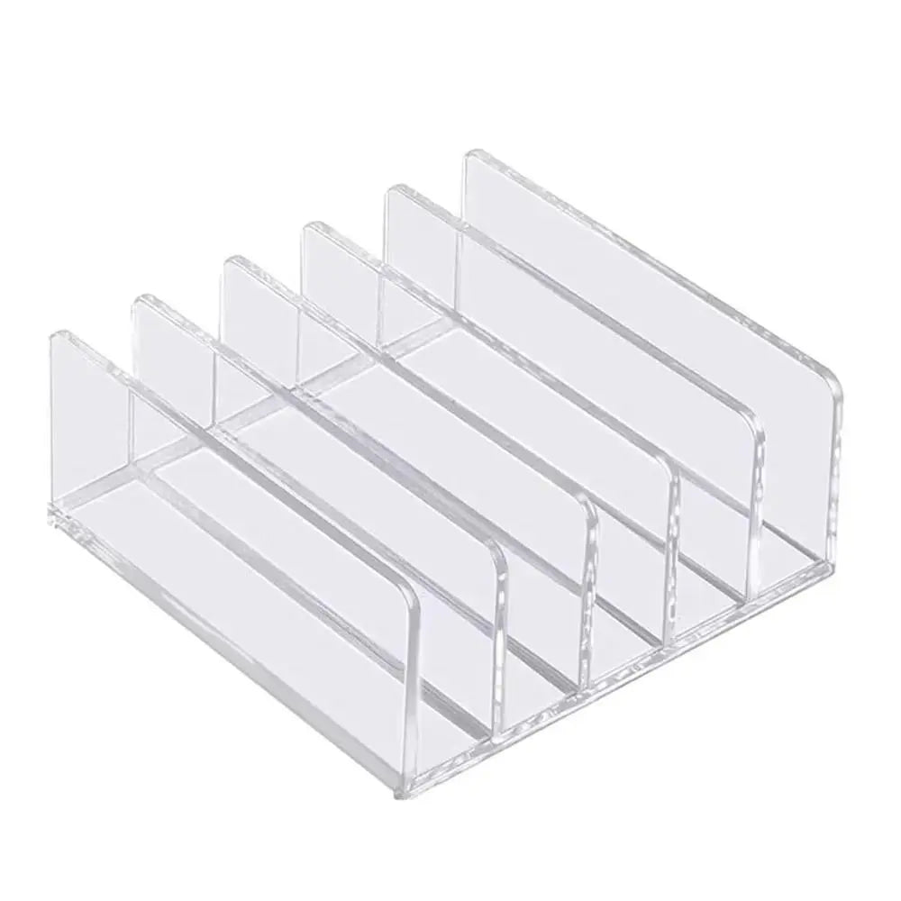 Vertical File Organizer Letter Holder File Sorter Desktop Organizer Acrylic Transparent Mail Organizer Office Supplies