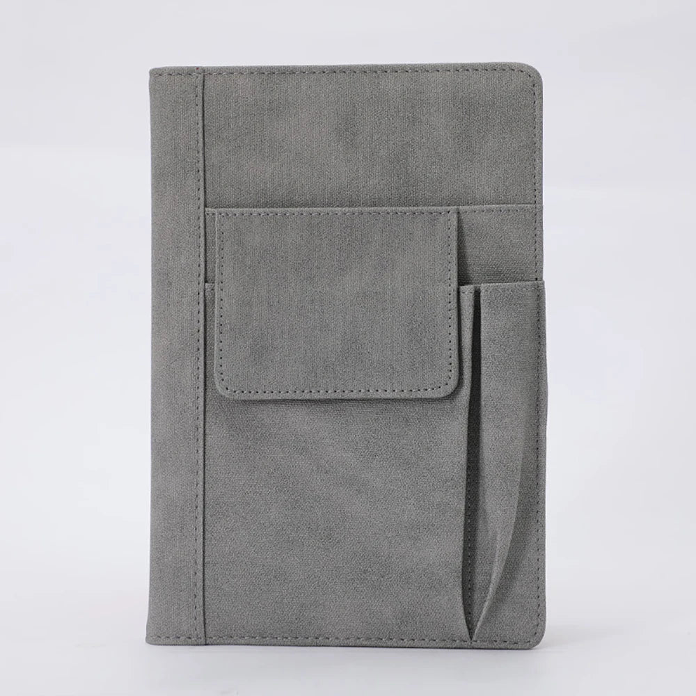 1pc Refillable Leather Journal Notebook A5 Hardcover 200 Pages Thick Paper Notebooks Cover for Students Notebook Stationery