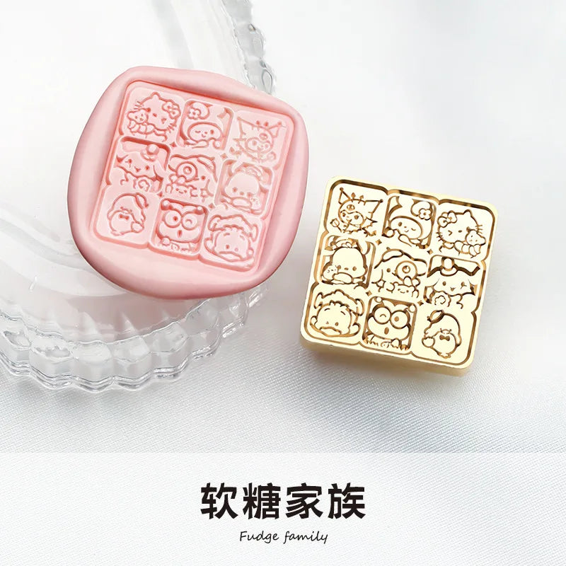 Wax Seal Stamp Cute Animals Stamp Head For Cards Envelopes Festival Invitations Scrapbooking Fire Paint Sealing Head