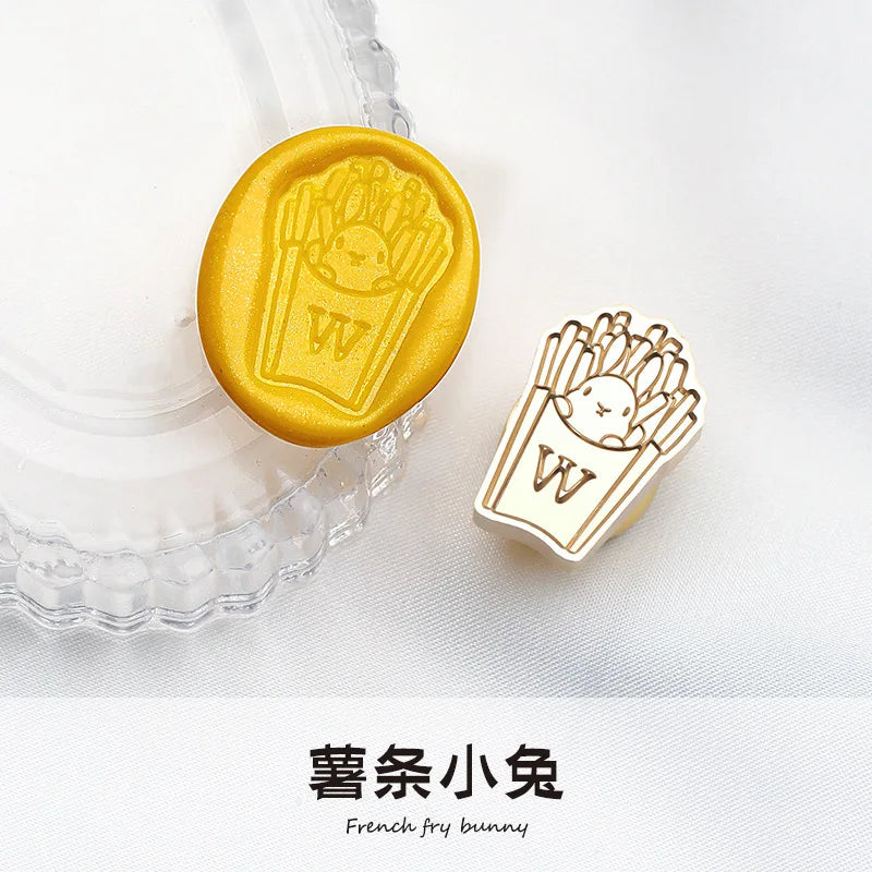 Wax Seal Stamp Cute Animals Stamp Head For Cards Envelopes Festival Invitations Scrapbooking Fire Paint Sealing Head