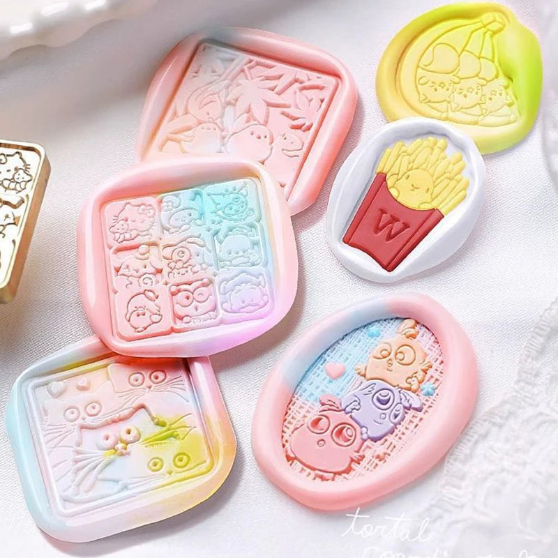 Wax Seal Stamp Cute Animals Stamp Head For Cards Envelopes Festival Invitations Scrapbooking Fire Paint Sealing Head